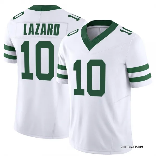 Women's Nike Allen Lazard White New York Jets Legacy Player Game Jersey Size: Small