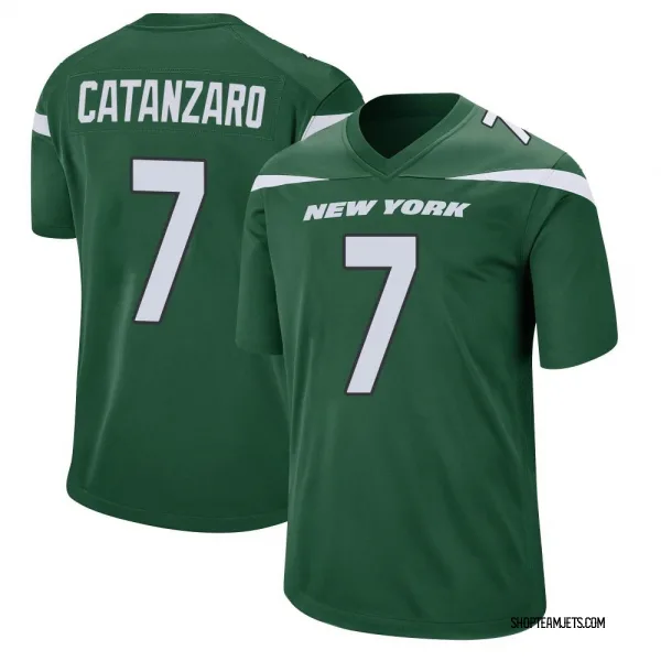 Men's Chandler Catanzaro New York Jets Game Green Gotham Jersey