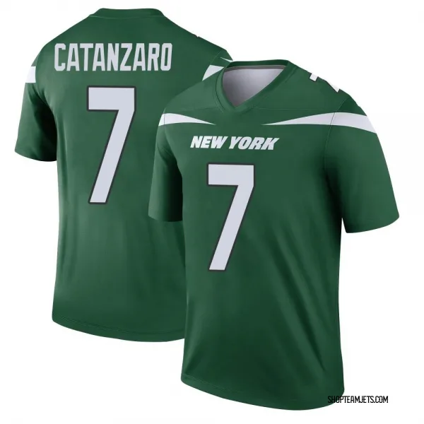 Men's Chandler Catanzaro New York Jets Legend Green Gotham Player Jersey