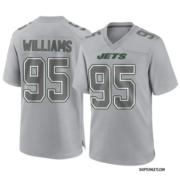 New York Jets Nike Secondary Alternate Game Jersey - White - Quinnen  Williams - Youth